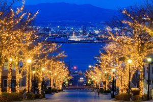 函館八幡坂夜景